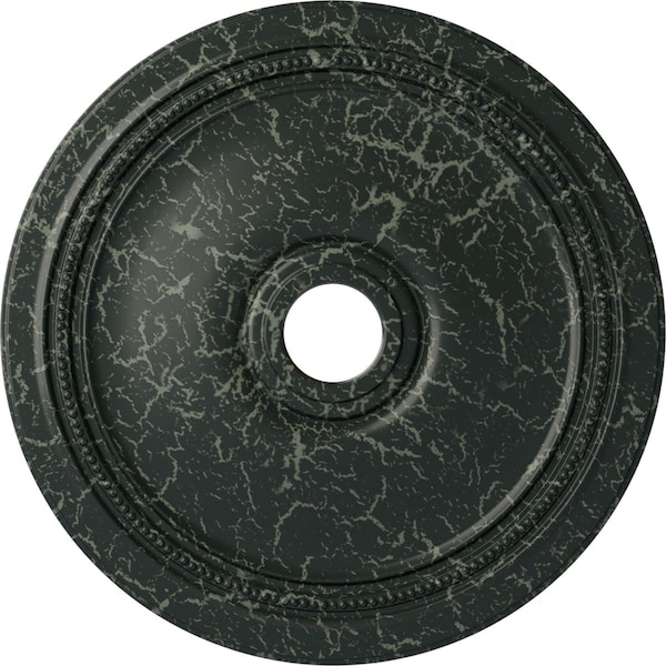 Ekena Millwork Diane Ceiling Medallion (Canopies up to 6 1/4"), 24"OD x 3 5/8"ID x 1 1/4"P, Painted Turtle Crackle CM24DIPTC - main